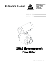 Thumbnail of document Manual - IZMAG Electromagnetic Flow Meter